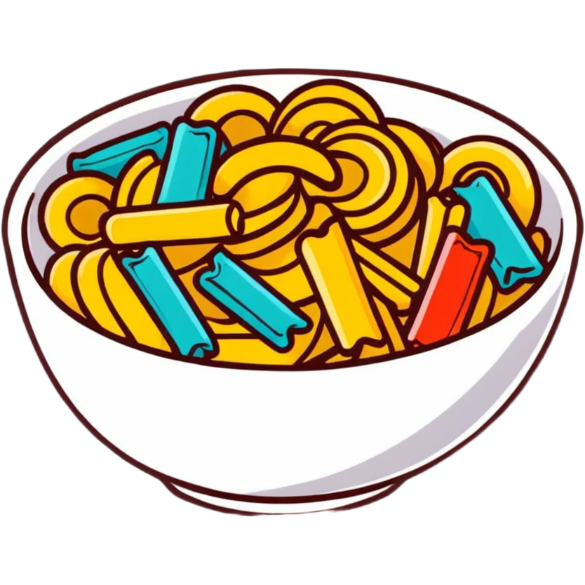 colorful pasta dish emoji