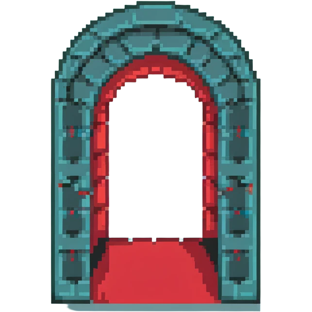 red portal emoji