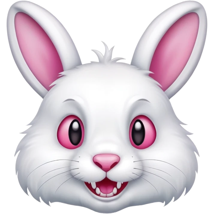 Rabbit with big teeth  emoji