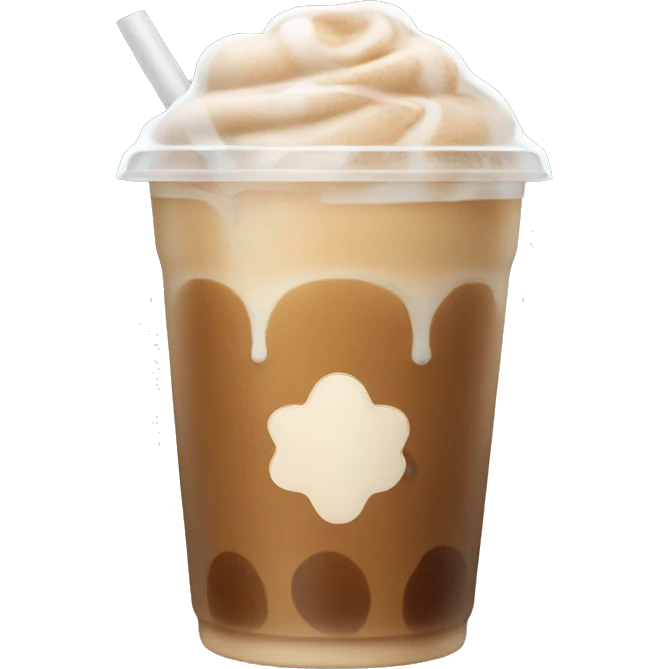 iced latte emoji