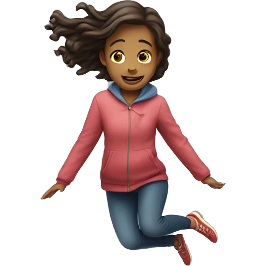 levitating girl  emoji