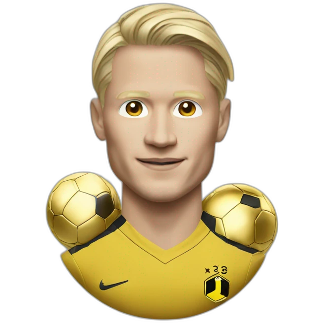 Haaland ballon d'or emoji