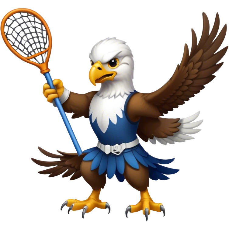 eagle playing lacrosse emoji
