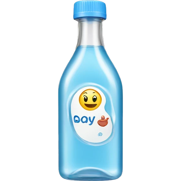 Bottle of baby oil emoji