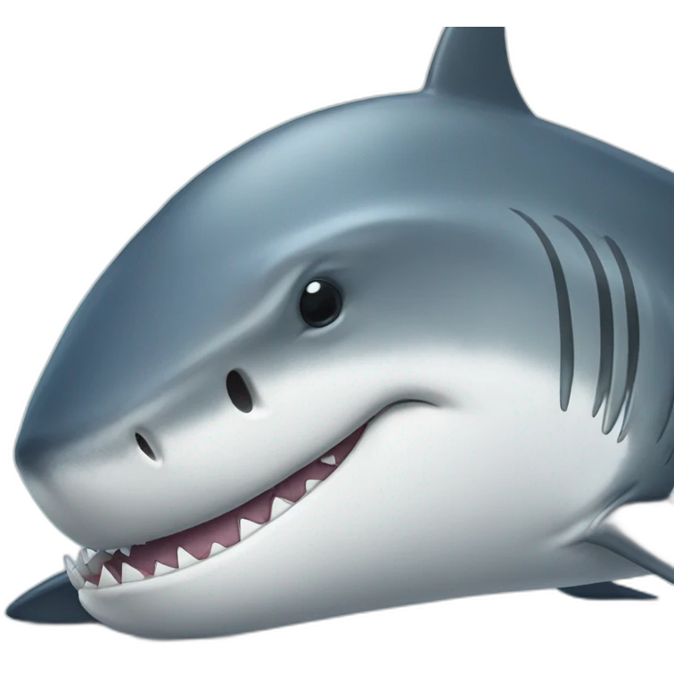 Shark sleeping  emoji
