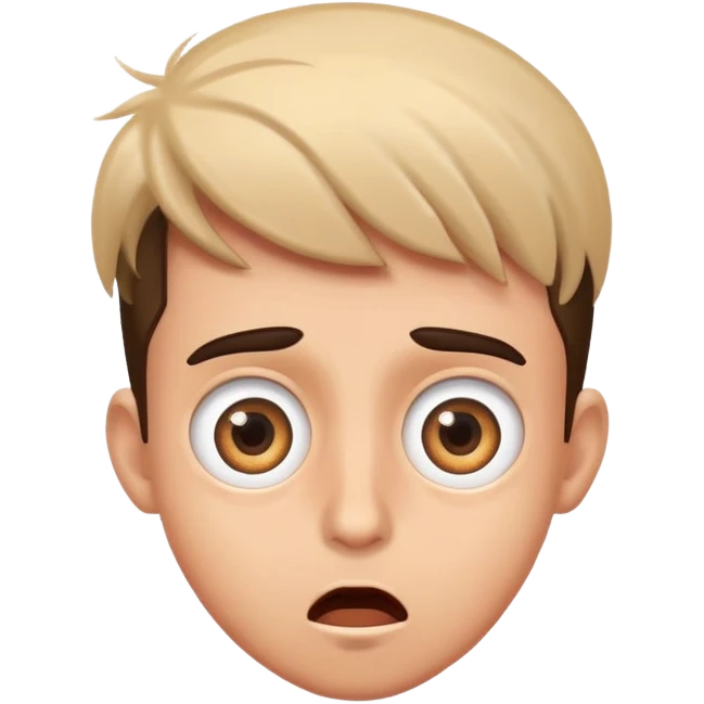 Eyes popping out guy emoji