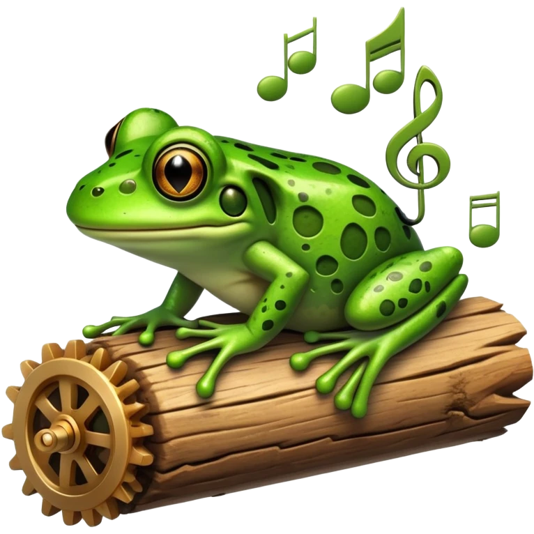 I🐸🪵⚙️🎶 emoji