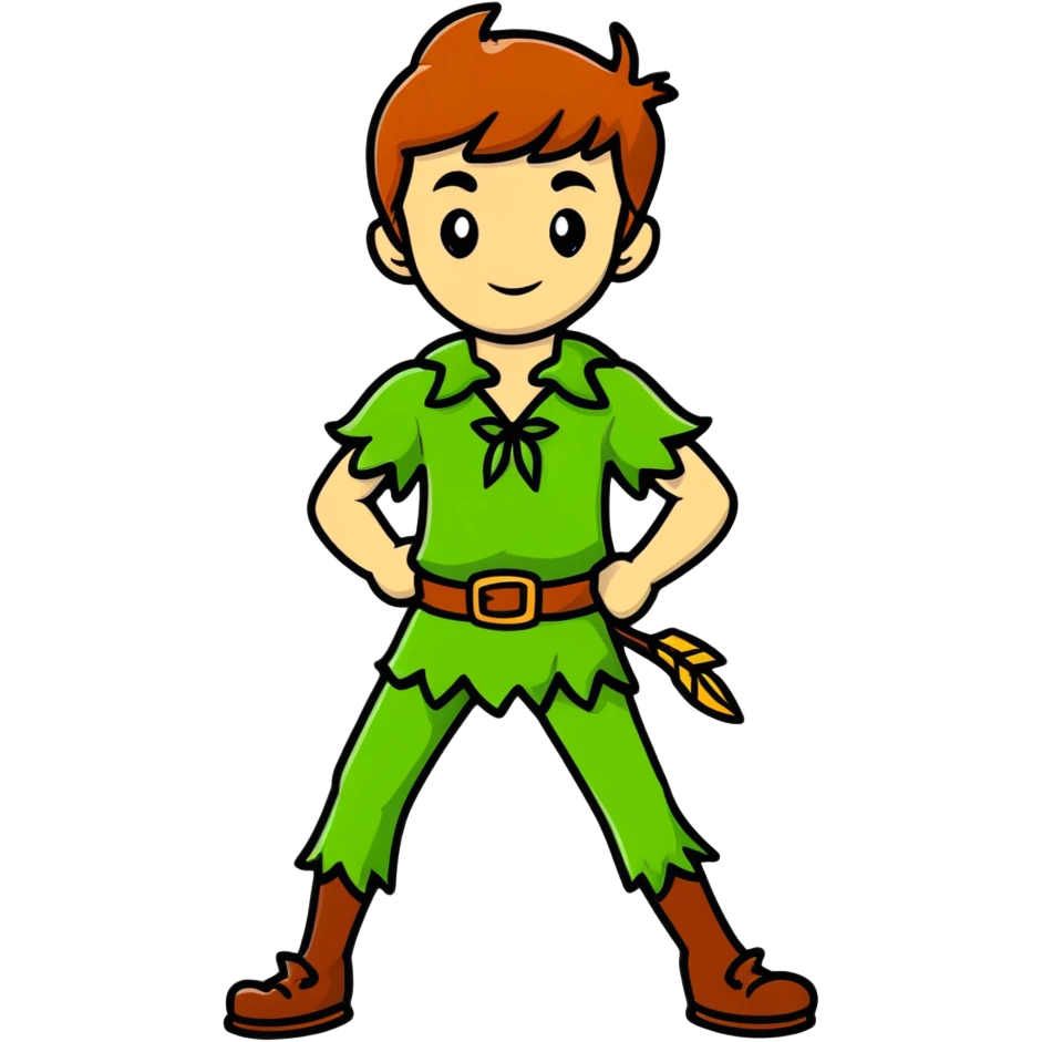 Peter Pan character emoji