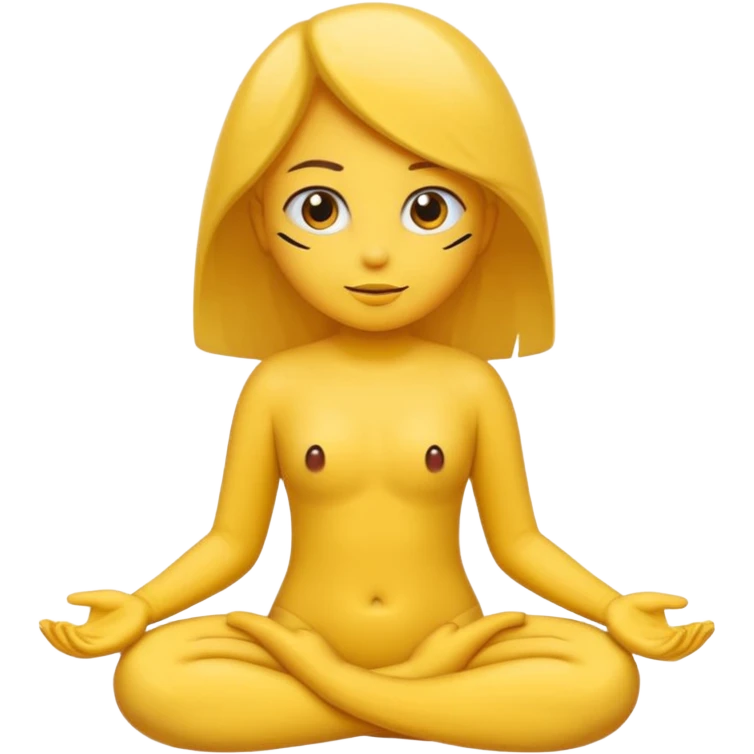 Sarı ve kumralımsı saç ela gözlü body giyen küçük kız emoji