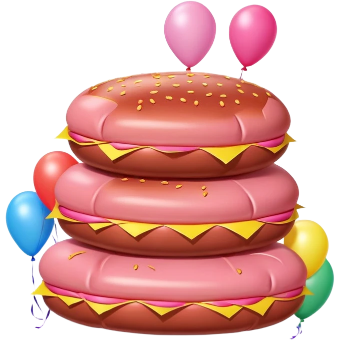 spam meat inflatable balloons emoji