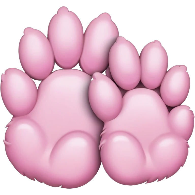 two puppy paws emoji