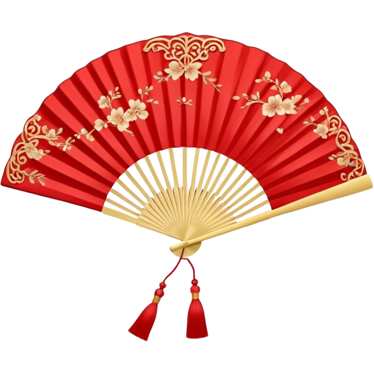 red fan emoji