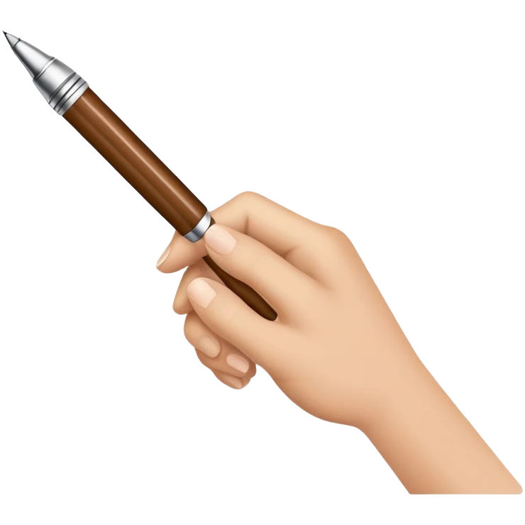 Holding a pen15 emoji