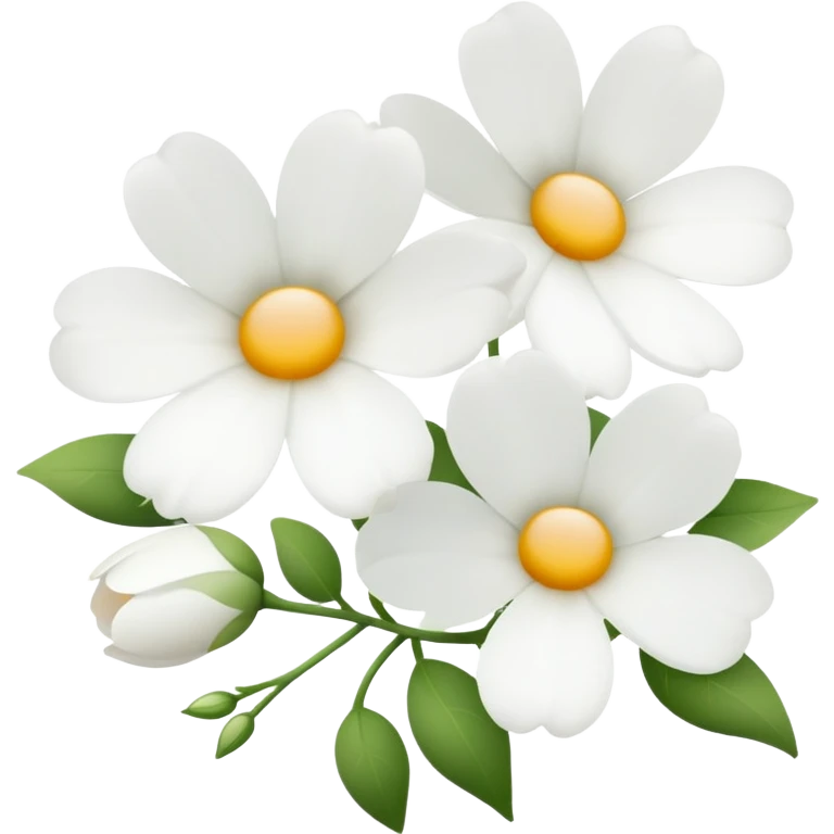белые цветы


 emoji