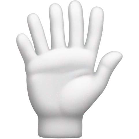 white point hand cursor icon emoji