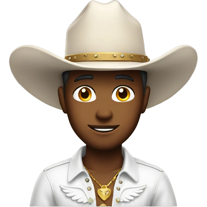 angel with cowboy hat emoji