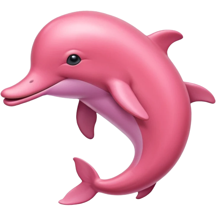 The amazon pink river dolphin emoji