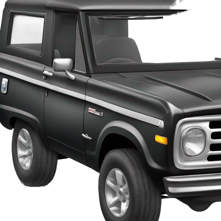 black ford bronco emoji