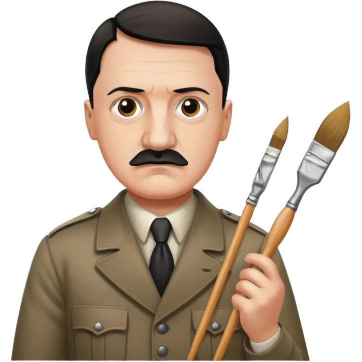 hitler painting a room emoji