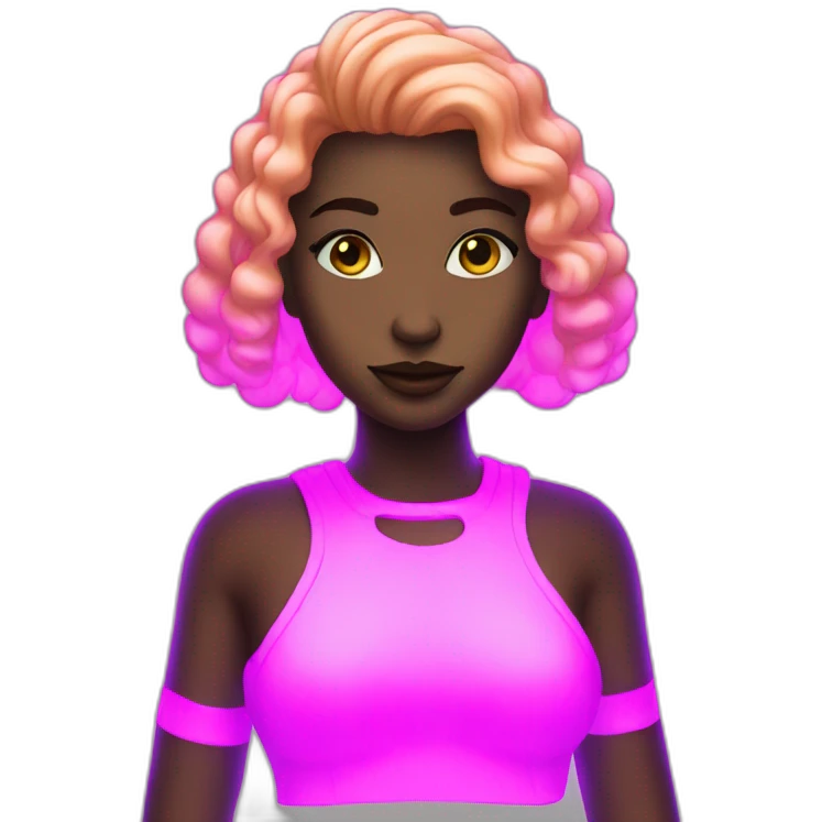neon girls emoji