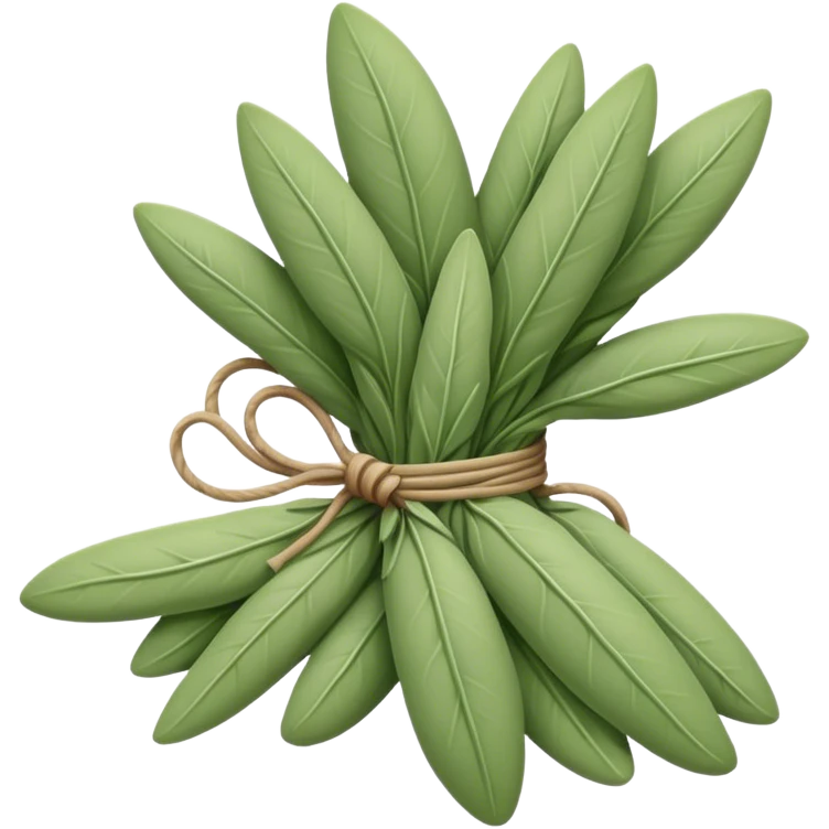 Witchcraft bundle of sage emoji