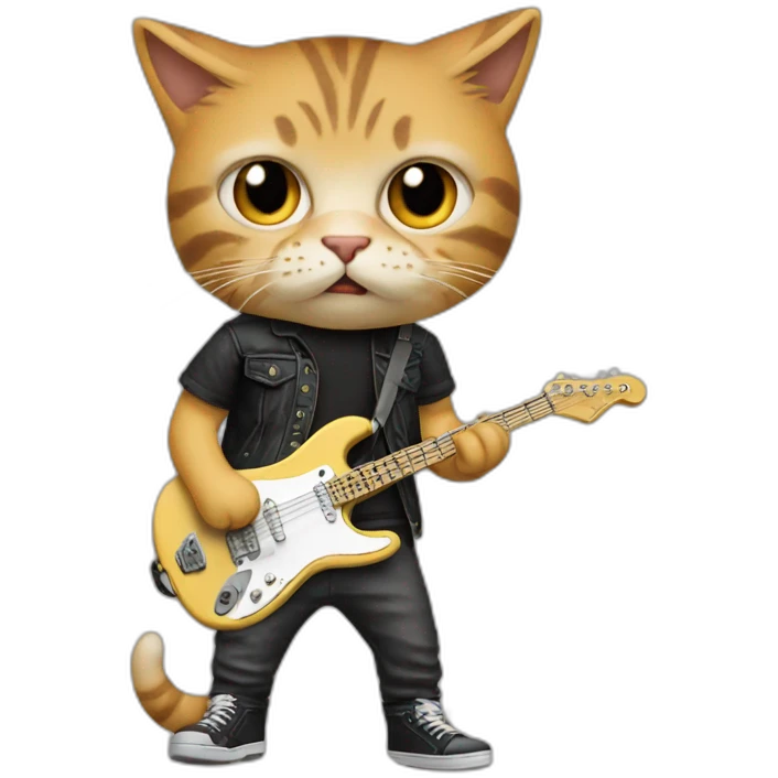 Cobain cat emoji