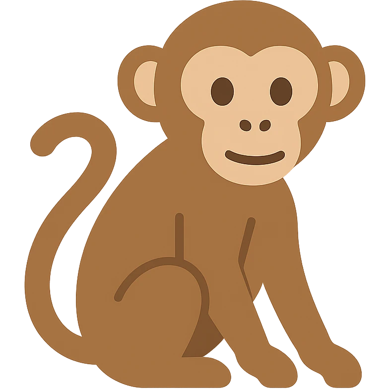 Monkey emoji