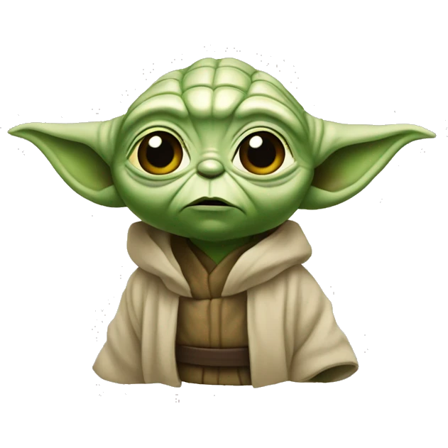 Yoda qui boit emoji