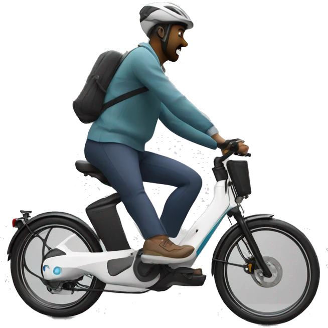 ebike moving fast emoji
