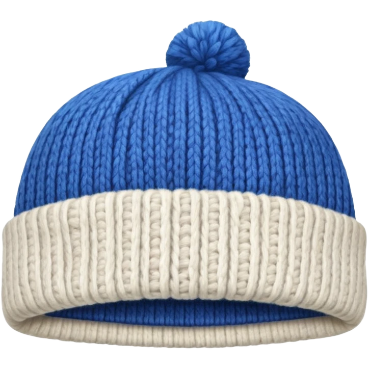 Blue hat emoji