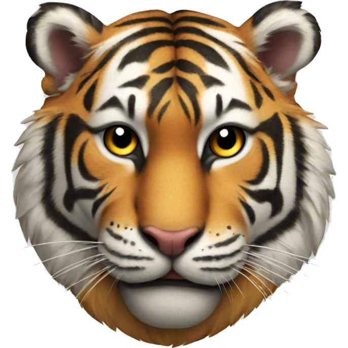 Tiger with heart emoji