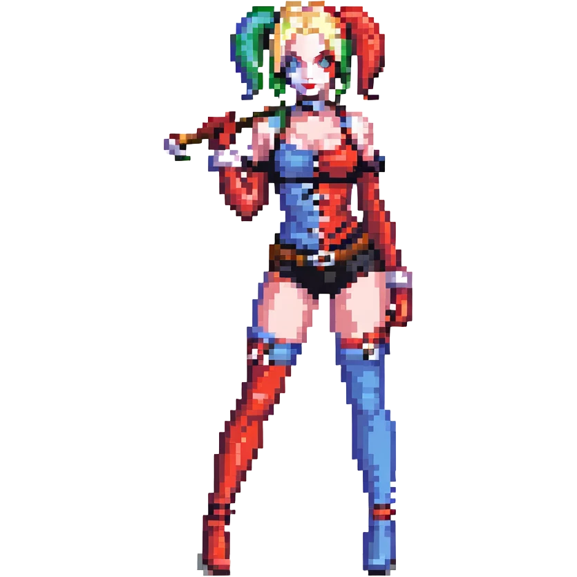 Harley Quinn from DC Comics emoji