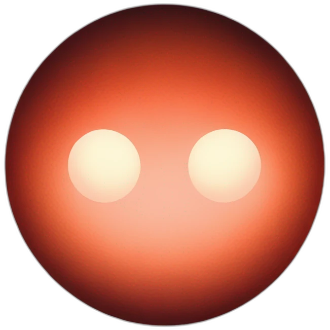 Red moon emoji