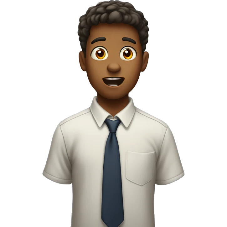 surprised schoolboy emoji