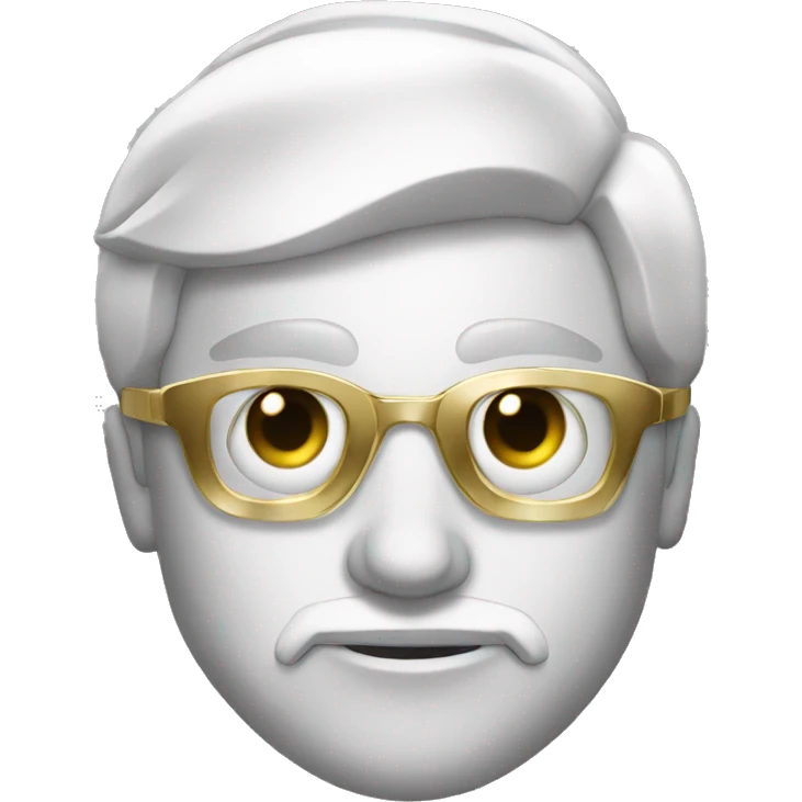 White gold party emoji