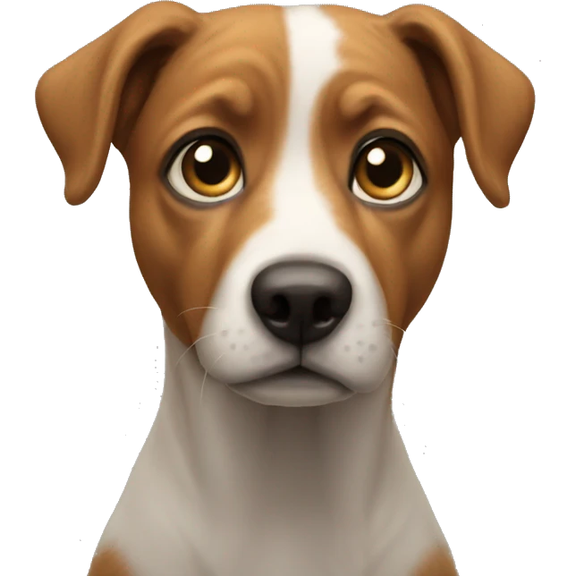 realistic dog gaze depth emoji