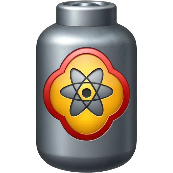 atom bomb, not an explosion the bomb itself emoji