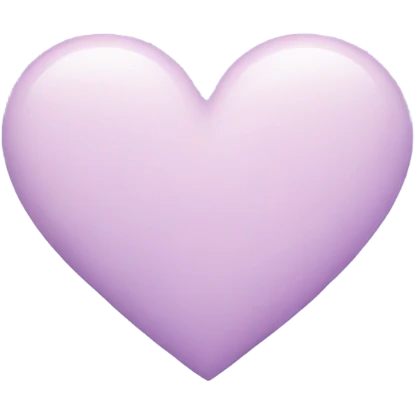 Pastel Purple Heart emoji