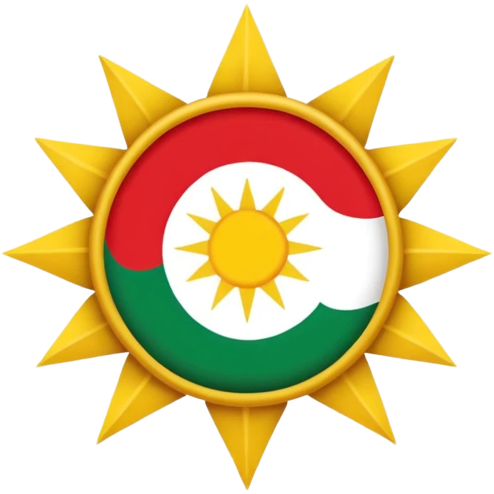 Kurdish flag emoji