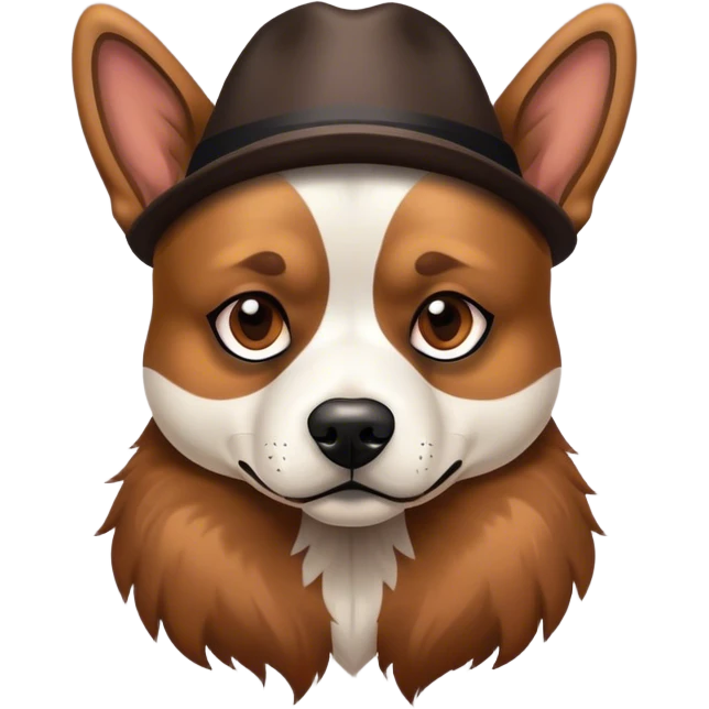 Gangster dog  emoji