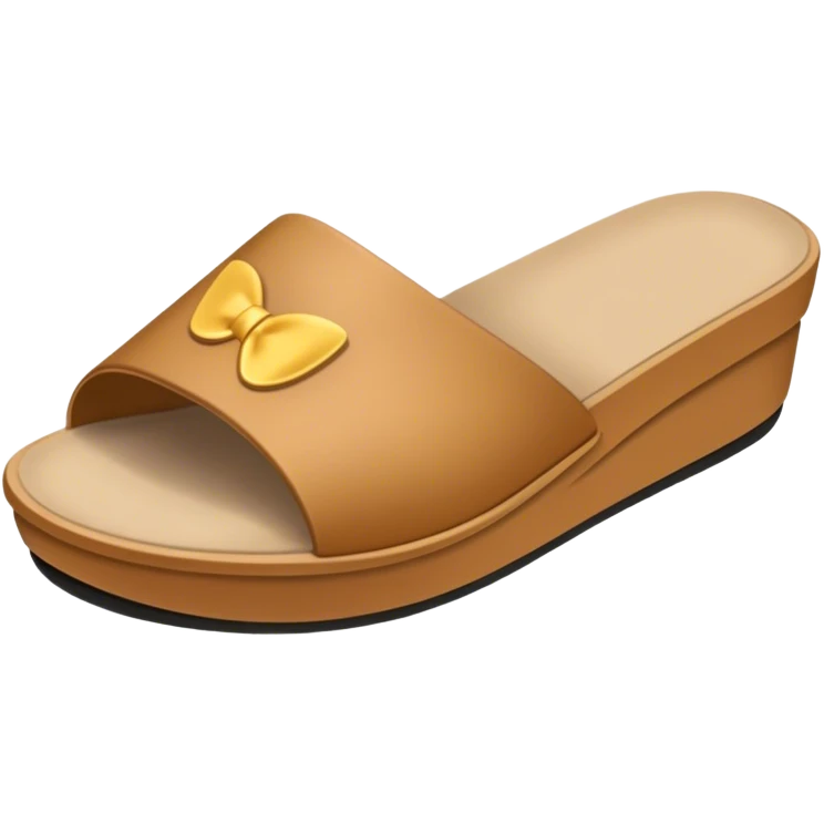 Jesus Christ's single open toe slipper emoji