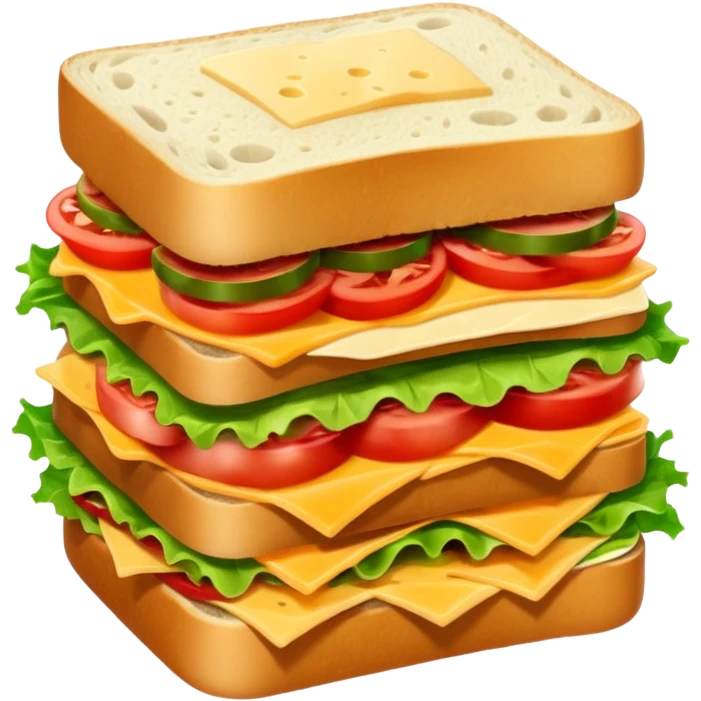 a large sandwich emoji