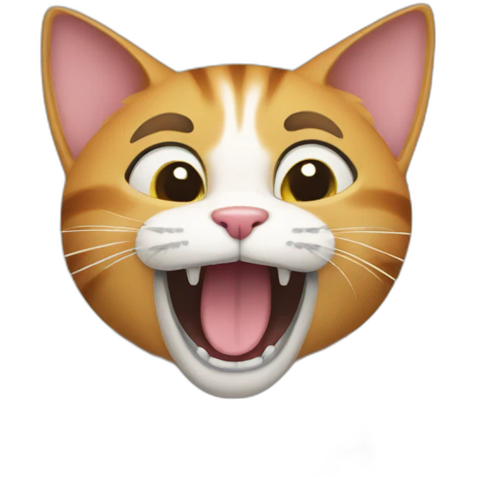 Cat sing emoji