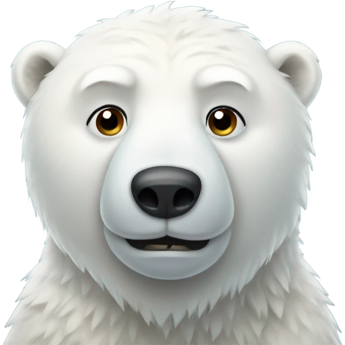 Polar bear emoji