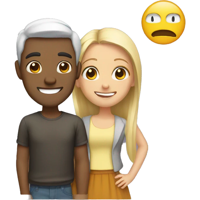 guy and girl emoji
