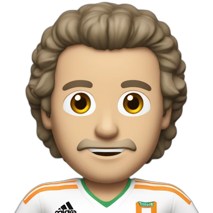Franz Beckenbauer in his jersey 1974 emoji