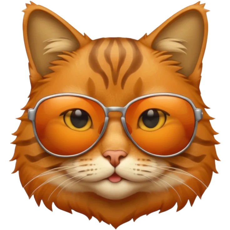 Cat wearing sunglasses emoji