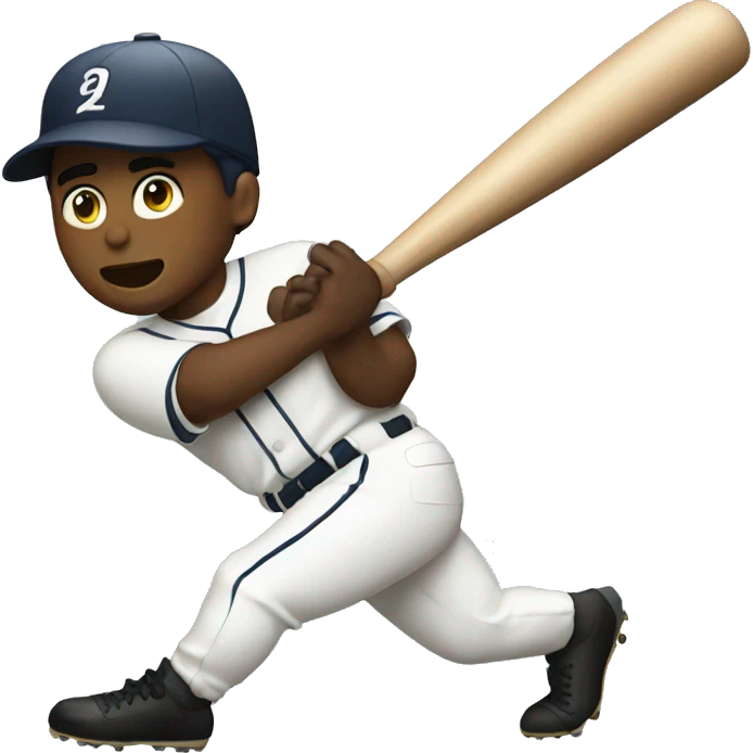 Baseball player hitting emoji