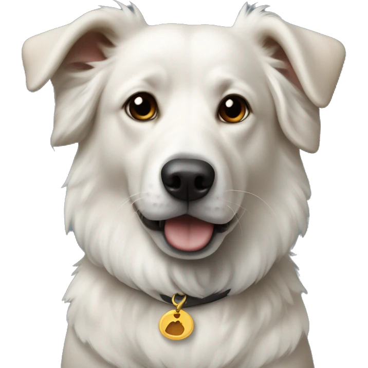 Hund mit engelsflügel emoji