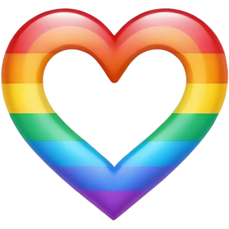 heart with rainbow emoji